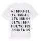 Kinnahult ordlek t-shirt