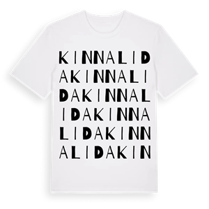 Kinnalida ordlek t-shirt – ekologisk bomull t-shirt från Pinshirt