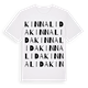 Kinnalida ordlek t-shirt