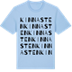 Blue Soul t-shirt med Kinnasten ordlek t-shirt