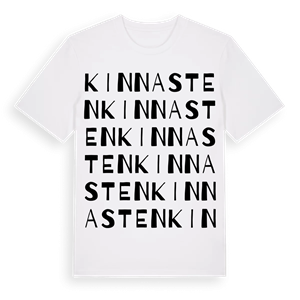 Kinnasten ordlek t-shirt – ekologisk bomull t-shirt från Pinshirt
