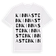 Kinnasten ordlek t-shirt