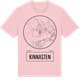 Pink Cotton t-shirt med Kinnasten t-shirt