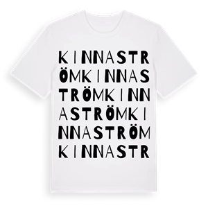 Kinnaström ordlek t-shirt – ekologisk bomull t-shirt från Pinshirt