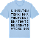 Blue Soul t-shirt med Kinnatomten ordlek t-shirt