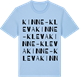 Blue Soul t-shirt med Kinne-Kleva ordlek t-shirt