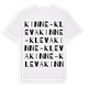 Kinne-Kleva ordlek t-shirt