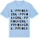 Blue Soul t-shirt med Kippholmen ordlek t-shirt