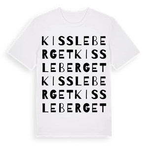 Kissleberget ordlek t-shirt – ekologisk bomull t-shirt från Pinshirt