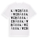 White t-shirt med Kivenäbb ordlek t-shirt