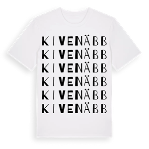 Kivenäbb ordlek t-shirt – ekologisk bomull t-shirt från Pinshirt