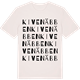Vintage White t-shirt med Kivenäbben ordlek t-shirt