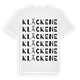 Kläckene ordlek t-shirt