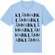 Blue Soul t-shirt med Klämman ordlek t-shirt