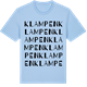 Blue Soul t-shirt med Klampen ordlek t-shirt
