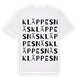 Kläppesnäs ordlek t-shirt