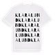 Klaralund ordlek t-shirt
