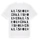 Kläsholmen ordlek t-shirt