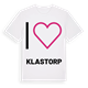 Jag älskar Klastorp t-shirt stort tryck