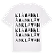 Klåvan ordlek t-shirt