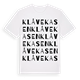 Klåvekasen ordlek t-shirt