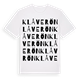 Klåverön ordlek t-shirt