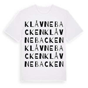 Klåvnebacken ordlek t-shirt – ekologisk bomull t-shirt från Pinshirt