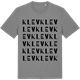 Mid Heather Gray t-shirt med Klev ordlek t-shirt