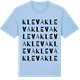 Blue Soul t-shirt med Kleva ordlek t-shirt