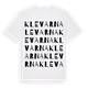 Klevarna ordlek t-shirt