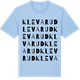 Blue Soul t-shirt med Klevarud ordlek t-shirt
