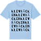Blue Soul t-shirt med Klevbäcken ordlek t-shirt