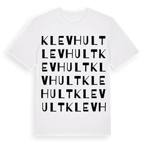 Klevhult ordlek t-shirt – ekologisk bomull t-shirt från Pinshirt