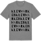 Mid Heather Gray t-shirt med Klevmarken ordlek t-shirt