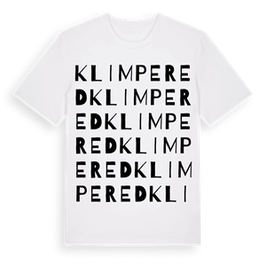 Klimpered ordlek t-shirt – ekologisk bomull t-shirt från Pinshirt