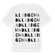 Klingemad ordlek t-shirt