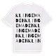Klingemaden ordlek t-shirt