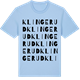 Blue Soul t-shirt med Klingerud ordlek t-shirt