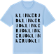 Blue Soul t-shirt med Klinkerud ordlek t-shirt