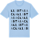 Blue Soul t-shirt med Klintabacka ordlek t-shirt