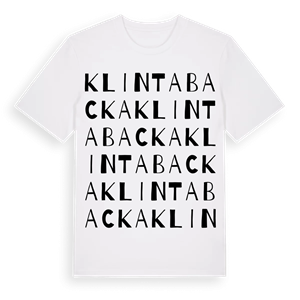 Klintabacka ordlek t-shirt – ekologisk bomull t-shirt från Pinshirt