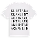 Klintabacka ordlek t-shirt