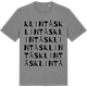Mid Heather Gray t-shirt med Klintås ordlek t-shirt