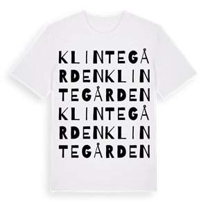 Klintegården ordlek t-shirt – ekologisk bomull t-shirt från Pinshirt