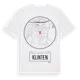 White t-shirt med Klinten t-shirt