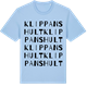 Blue Soul t-shirt med Klippanshult ordlek t-shirt