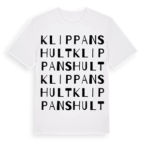 Klippanshult ordlek t-shirt – ekologisk bomull t-shirt från Pinshirt