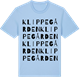 Blue Soul t-shirt med Klippegården ordlek t-shirt