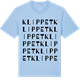 Blue Soul t-shirt med Klippet ordlek t-shirt