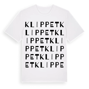 Klippet ordlek t-shirt – ekologisk bomull t-shirt från Pinshirt